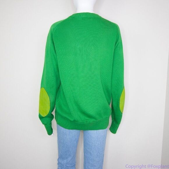 Albam Made in England 100% cotton green‎ sweater, size 1 - Picture 3 of 16